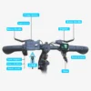 DeePower K300 14inch Mini Folding Ebike for Adults, Electric Bike,Electric Bicycle with Lithium Battery,20MPH Commuting e-bike - Image 6
